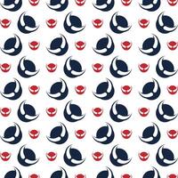 Evil Eye favored trendy multicolor repeating illustration design vector