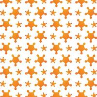 Star talented trendy multicolor repeating illustration design vector