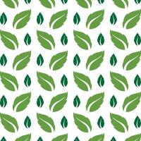 Green leaf talented trendy multicolor repeating illustration design vector