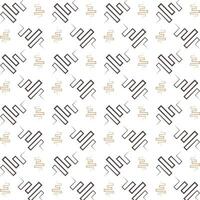 Sound wave adaptable trendy multicolor repeating illustration design vector