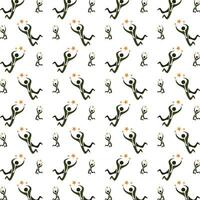 Success talented trendy multicolor repeating illustration design vector