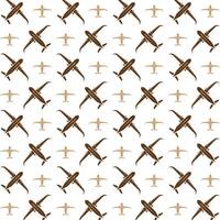 Plane adaptable trendy multicolor repeating illustration background design vector