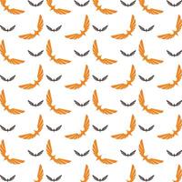 Eagle adaptable trendy multicolor repeating illustration background design vector