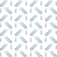Roll adaptable trendy multicolor repeating illustration design vector