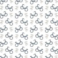 Cycle skilled trendy multicolor repeating illustration design vector
