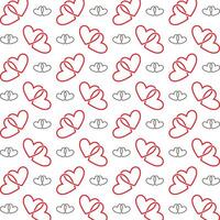 Love adoption sly trendy multicolor repeating pattern illustration background design vector