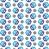 Cut circle athletic trendy multicolor repeating pattern illustration background design vector