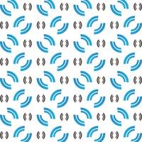 Circle athletic trendy multicolor repeating pattern illustration background design vector