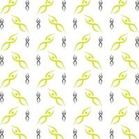 Person athletic trendy multicolor repeating pattern illustration background design vector