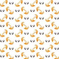 Swan skilled trendy multicolor repeating illustration design vector