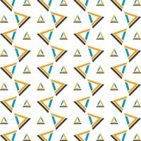 Triangle athletic trendy multicolor repeating pattern illustration background design vector