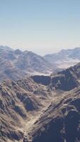 A view of a mountain range from an airplane video