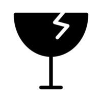 Fragile Icon Symbol Design Illustration vector