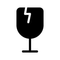 Fragile Icon Symbol Design Illustration vector