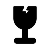 Fragile Icon Symbol Design Illustration vector