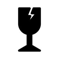 Fragile Icon Symbol Design Illustration vector