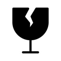 Fragile Icon Symbol Design Illustration vector