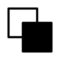 Overlap Icon Symbol Design Illustration vector