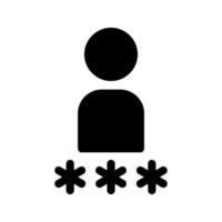 Password Icon Symbol Design Illustration vector