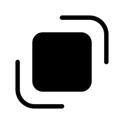 Fullscreen Icon Symbol Design Illustration
