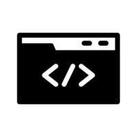 Coding Icon Symbol Design Illustration vector