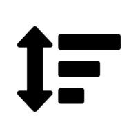 Sorting Icon Symbol Design Illustration vector