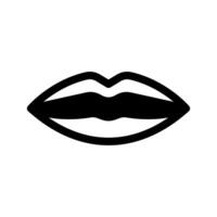 Glossy Lips Icon Symbol Design Illustration vector