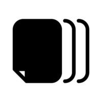 Papers Icon Symbol Design Illustration vector