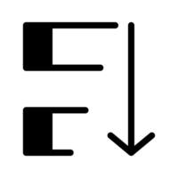Sorting Icon Symbol Design Illustration vector