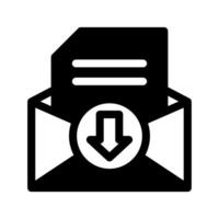 Inbox Icon Symbol Design Illustration vector