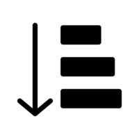 Sorting Icon Symbol Design Illustration vector