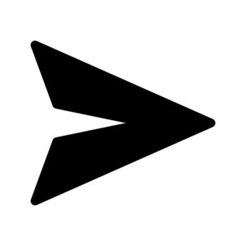 enviar icono símbolo diseño ilustración vector