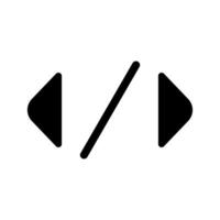 Coding Icon Symbol Design Illustration vector