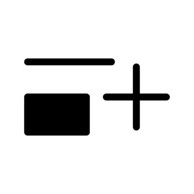 Add List Icon Symbol Design Illustration