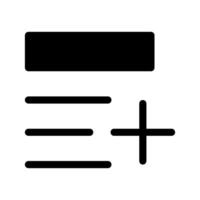 Add List Icon Symbol Design Illustration vector