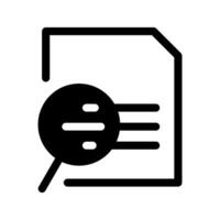 Document Preview Icon Symbol Design Illustration vector