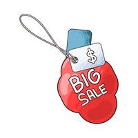 Illustration of price tag vector