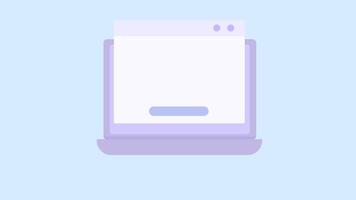 Online Security, Secure, Enter Password, Secure Authentication - 2D Animation Clip Concept video