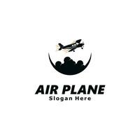 Airplane Logo Template Design vector