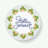 decorative plates for interior design. Empty dish, porcelain plate mock up design. illustration. Decorative plates with stilish ornament patterns. vector