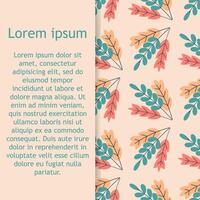Seamless pattern with abstract leaves. Leaf texture, endless background. For wallpaper, pattern fills, web banners, surface design. vector