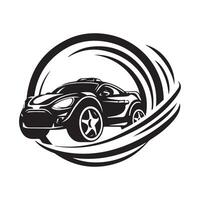 Speed Car Logo Design Template Stock image on white background vector