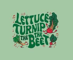lettuce turnip Design vector