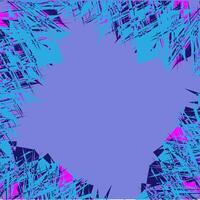 Abstract background for a photo or inscription in the form of a winter pattern of blue ice floes vector