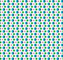 Seamless texture in the form of an abstract pattern of multi-colored circles on a white background vector