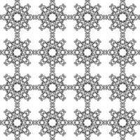 Seamless texture in the form of a beautiful black pattern on a white background vector