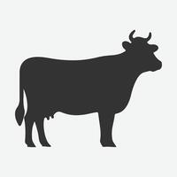 Premium Silhouette Cow Collection, Ideal for Graphic Design and Creative Projects vector
