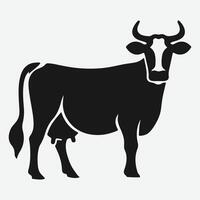 Premium Silhouette Cow Collection, Ideal for Graphic Design and Creative Projects vector