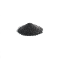 Black sesame seeds tiny size glossy surface uniform color Food and culinary concept png