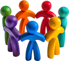 3d Flat icon as Collaboration point symbol with copy space for project planning concept as An artistic rendering of a collaboration point symbol with spacious copy space suitable f png